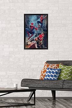 ジャンみ スパイダーマン NWH ３人 ピーター アート ポスター A3 ジャンみ スパイダーマン NWH 3人 ピーター アート ポスター A3